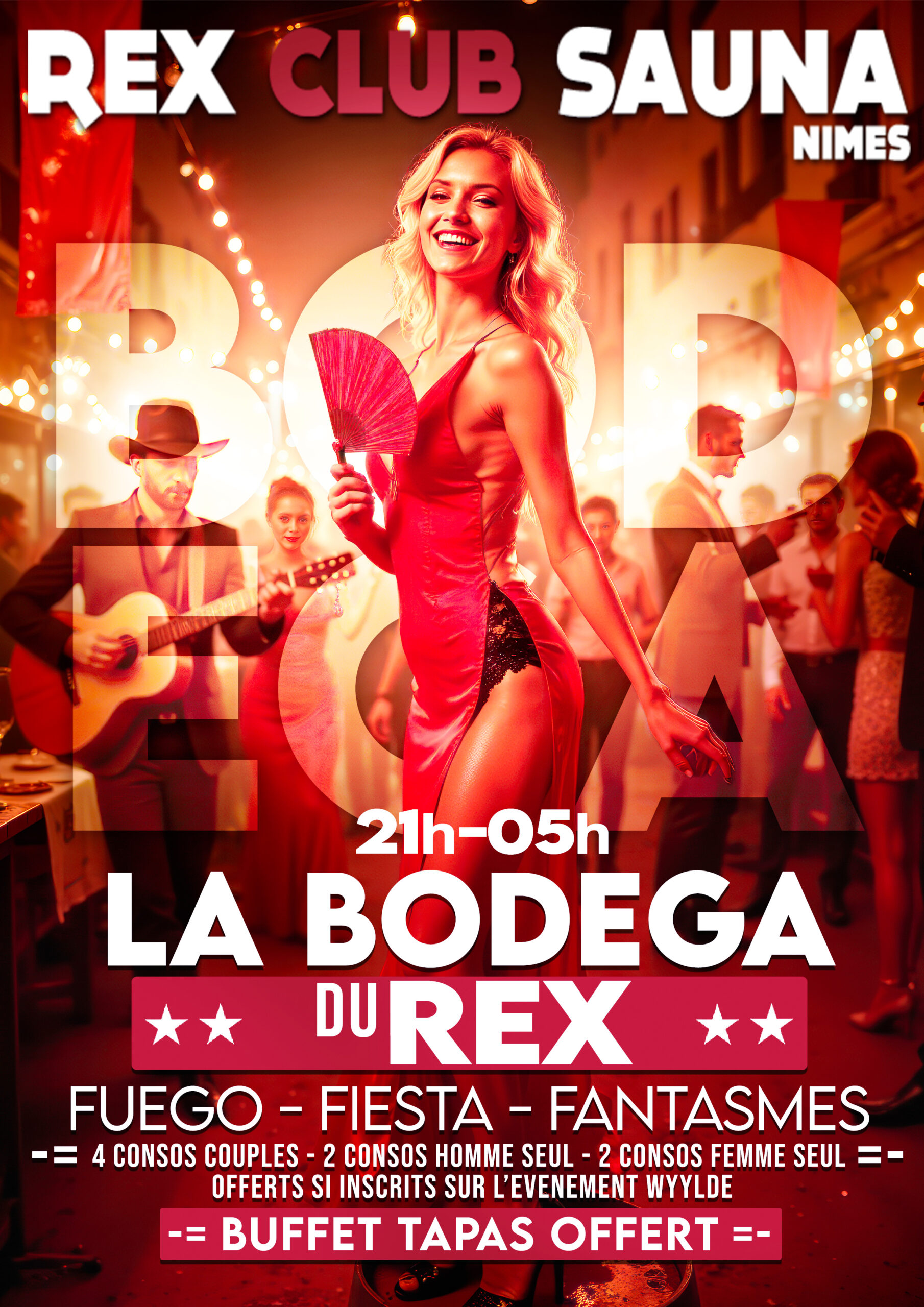 BODEGA DU REX @ Rex Club Sauna | Nîmes | Languedoc-Roussillon Midi-Pyrénées | France