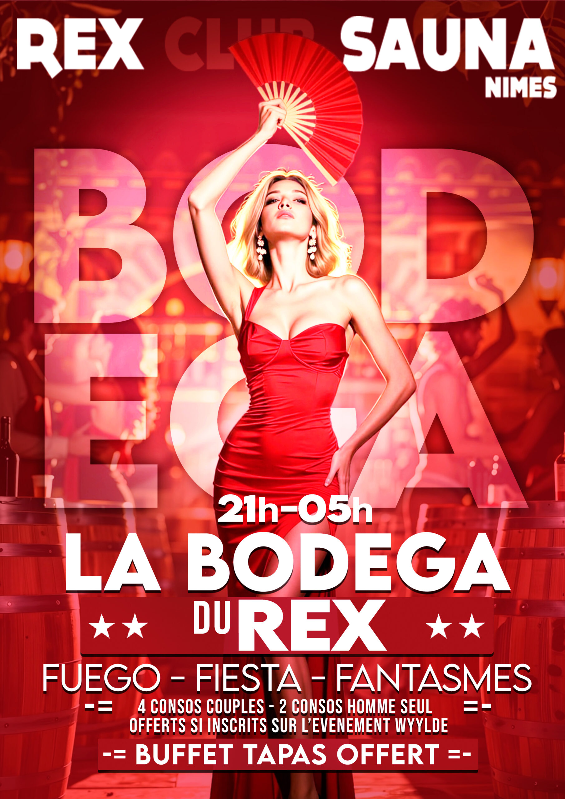 La BODEGA Du REX @ Rex Club Sauna | Nîmes | Languedoc-Roussillon Midi-Pyrénées | France