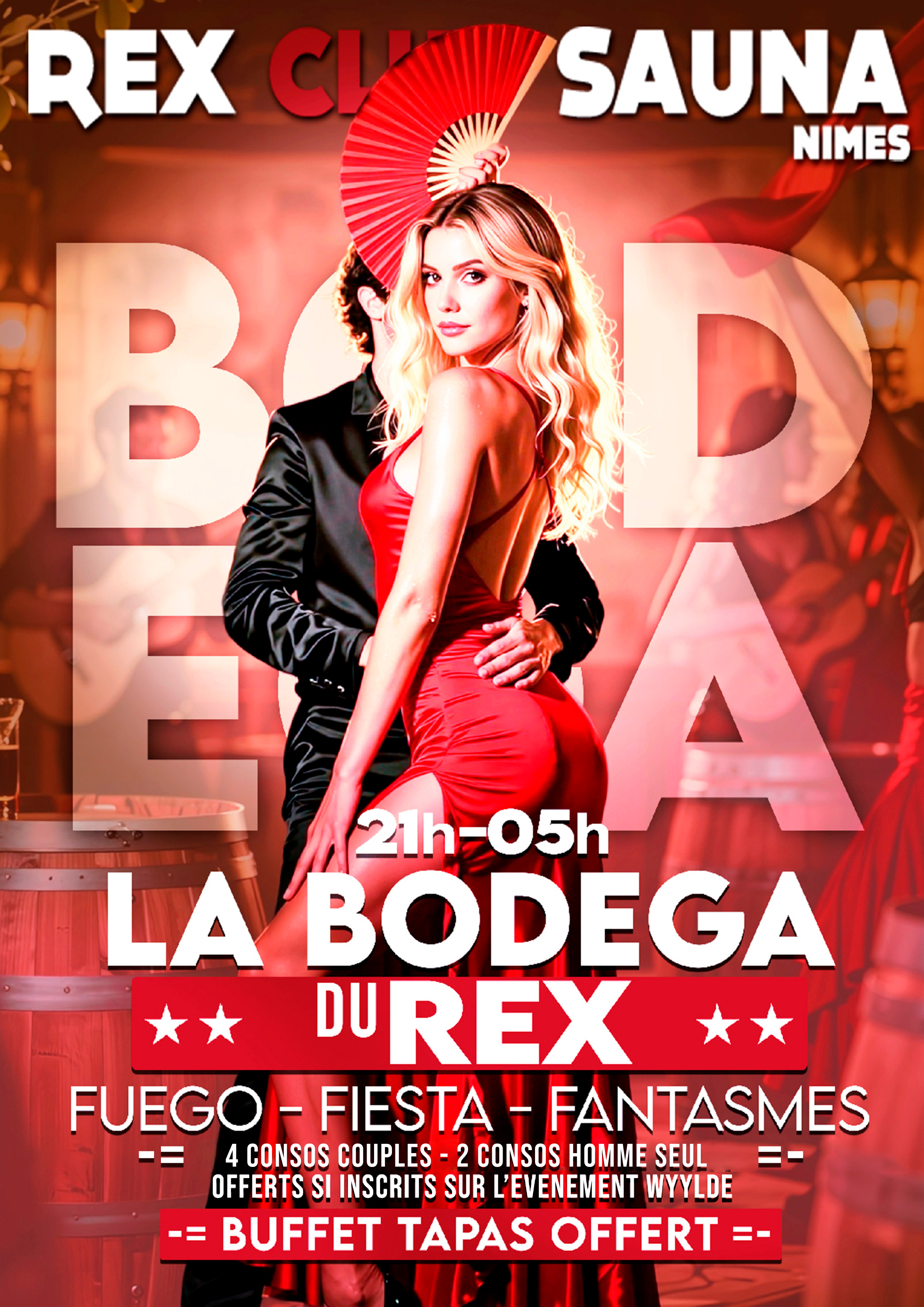 La BODEGA Du REX @ Rex Club Sauna | Nîmes | Languedoc-Roussillon Midi-Pyrénées | France