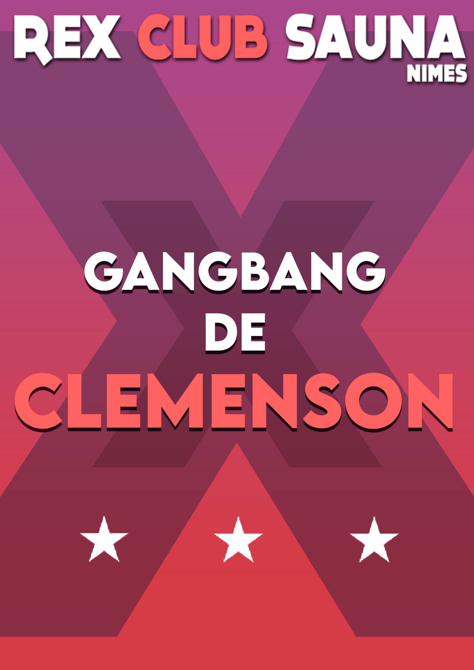 Gang bang de Clemenson @ Rex Club Sauna | Nîmes | Languedoc-Roussillon Midi-Pyrénées | France