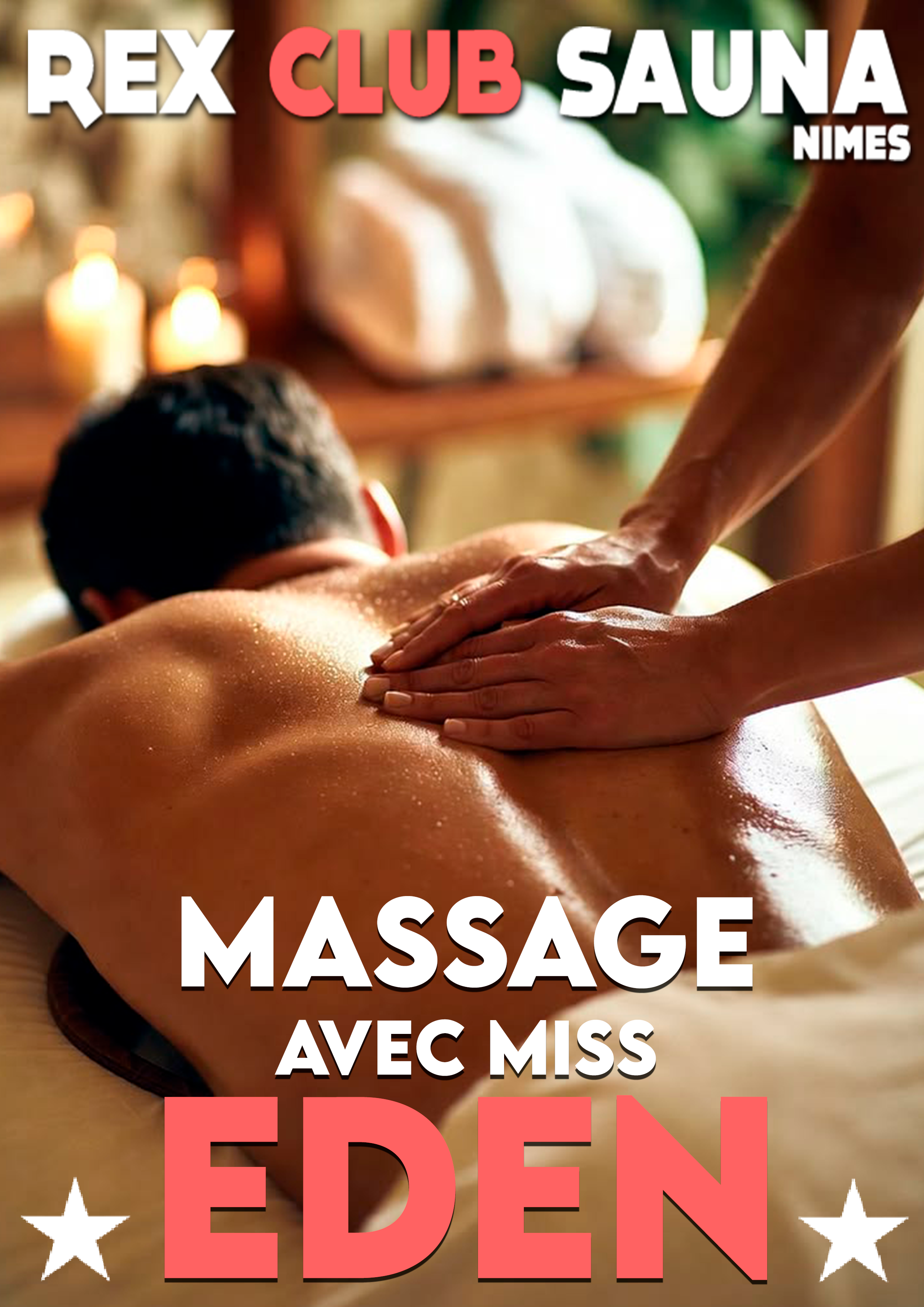 Massage avec miss EDEN @ Rex Club Sauna | Nîmes | Languedoc-Roussillon Midi-Pyrénées | France