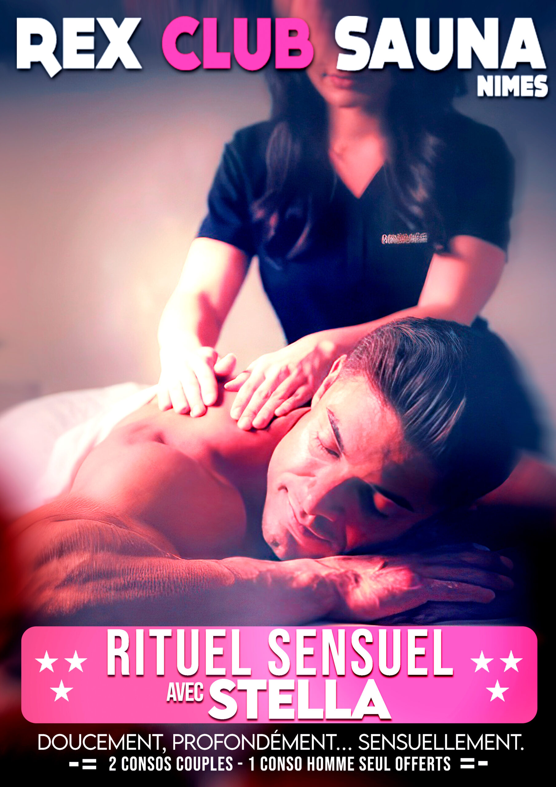 Rituel Sensuel (soirée massage - avec présence de Stella) @ Rex Club Sauna | Nîmes | Languedoc-Roussillon Midi-Pyrénées | France