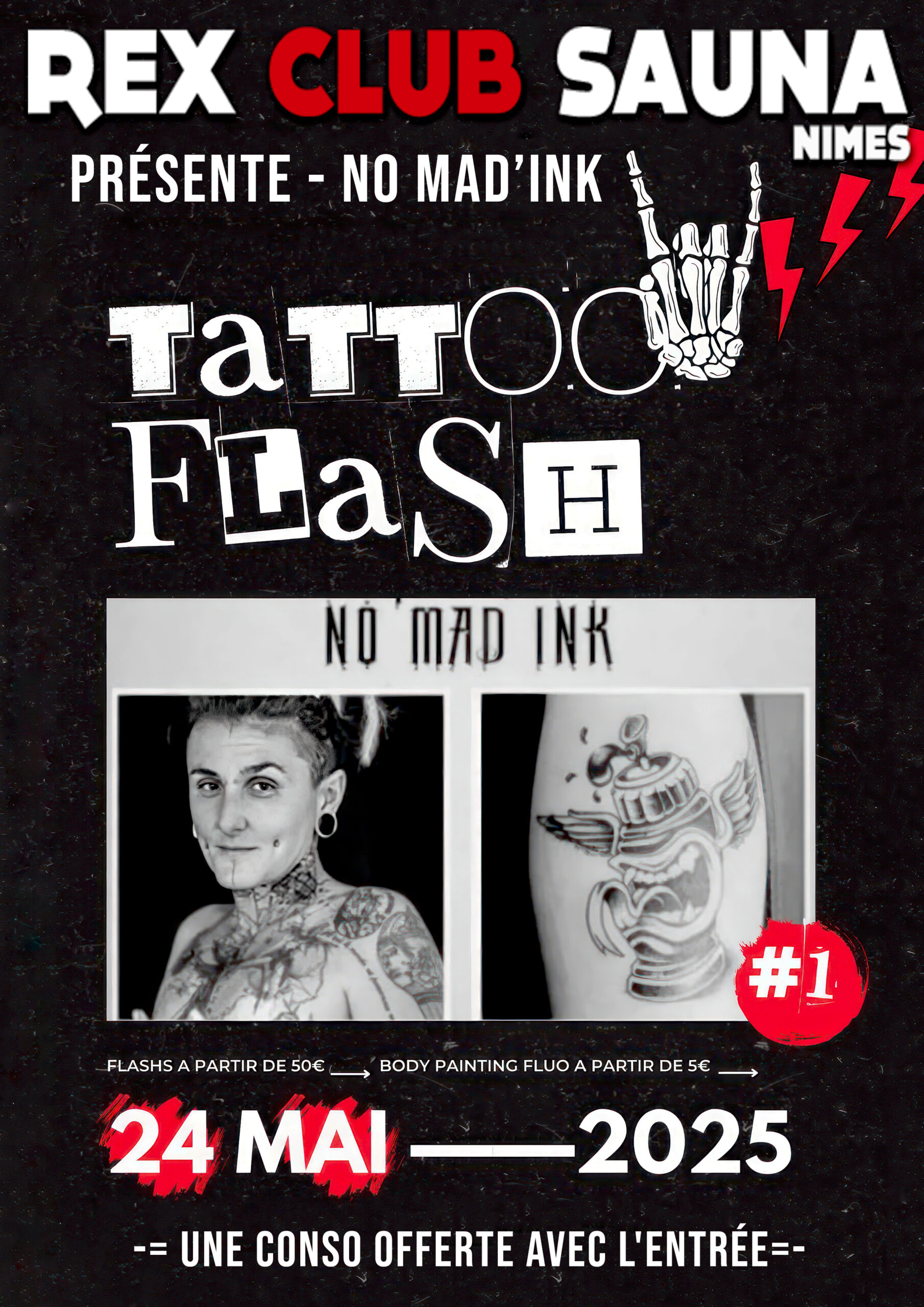 TATTOO FLASH @ Rex Club Sauna | Nîmes | Languedoc-Roussillon Midi-Pyrénées | France